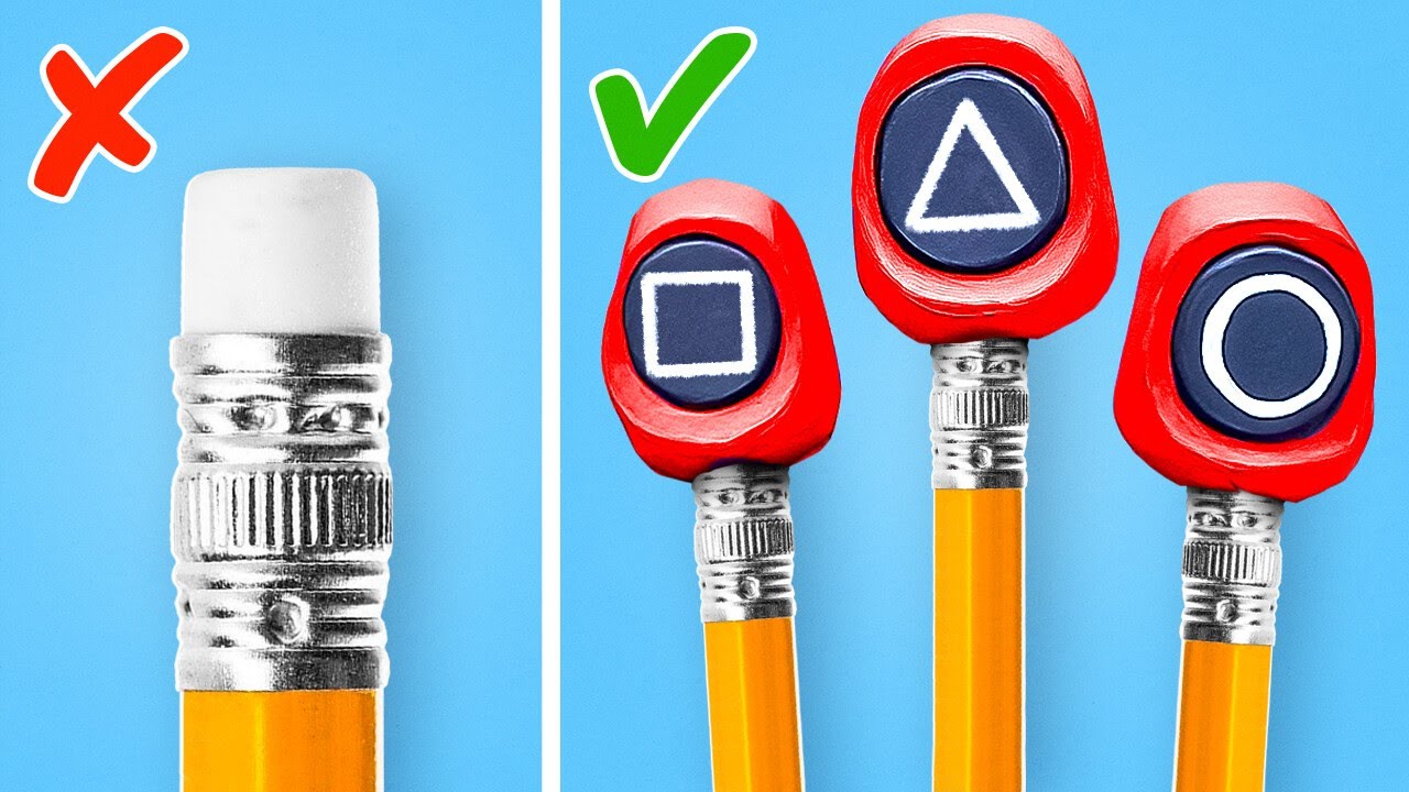 POLYMER CLAY PENCILS ✏️ DIY SCHOOL SUPPLIES YOU’LL LOVE!