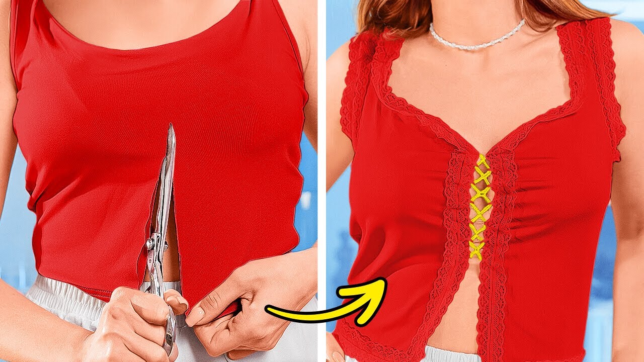 FROM DRAB TO FAB: CLOTHING TRANSFORMATIONS YOU MUST TRY! ✂️