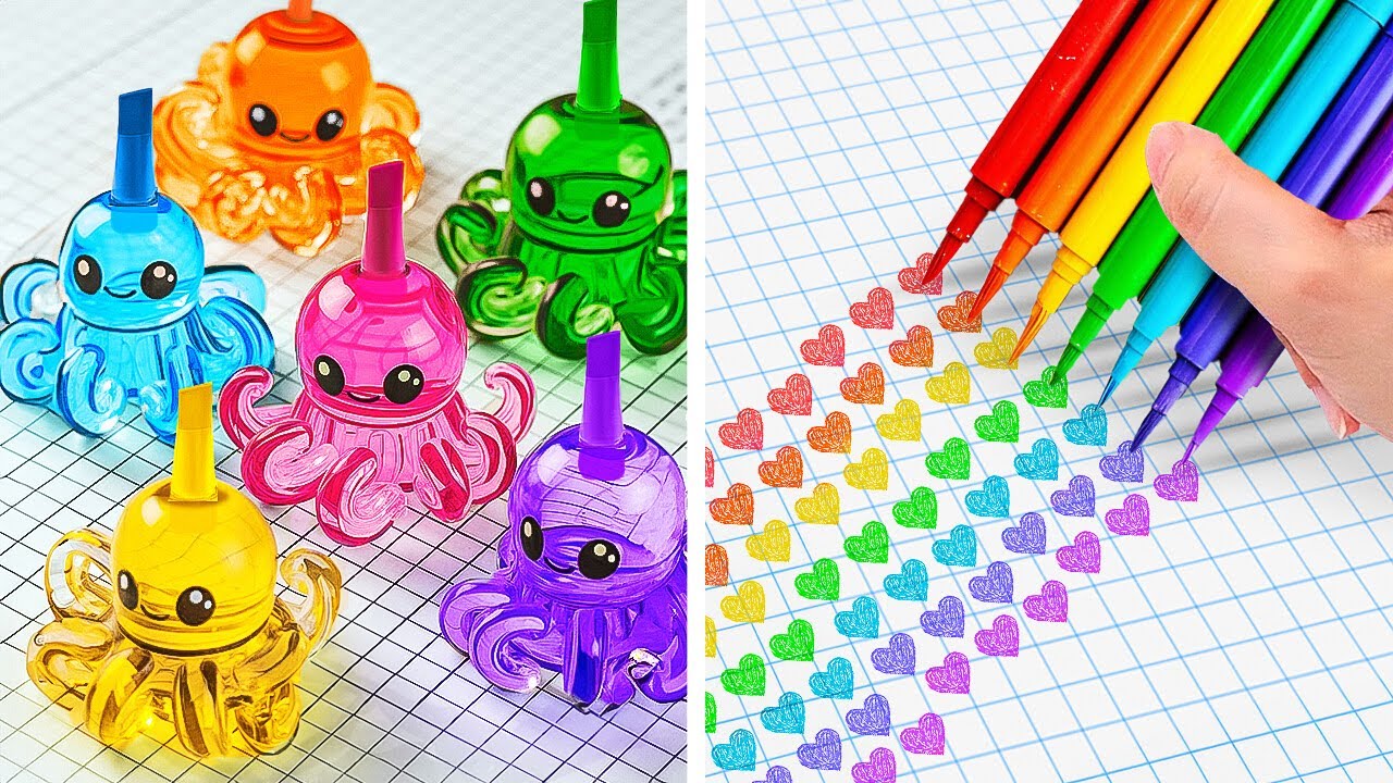 Brighten Your School Day with These Rainbow DIYs!  ✂️