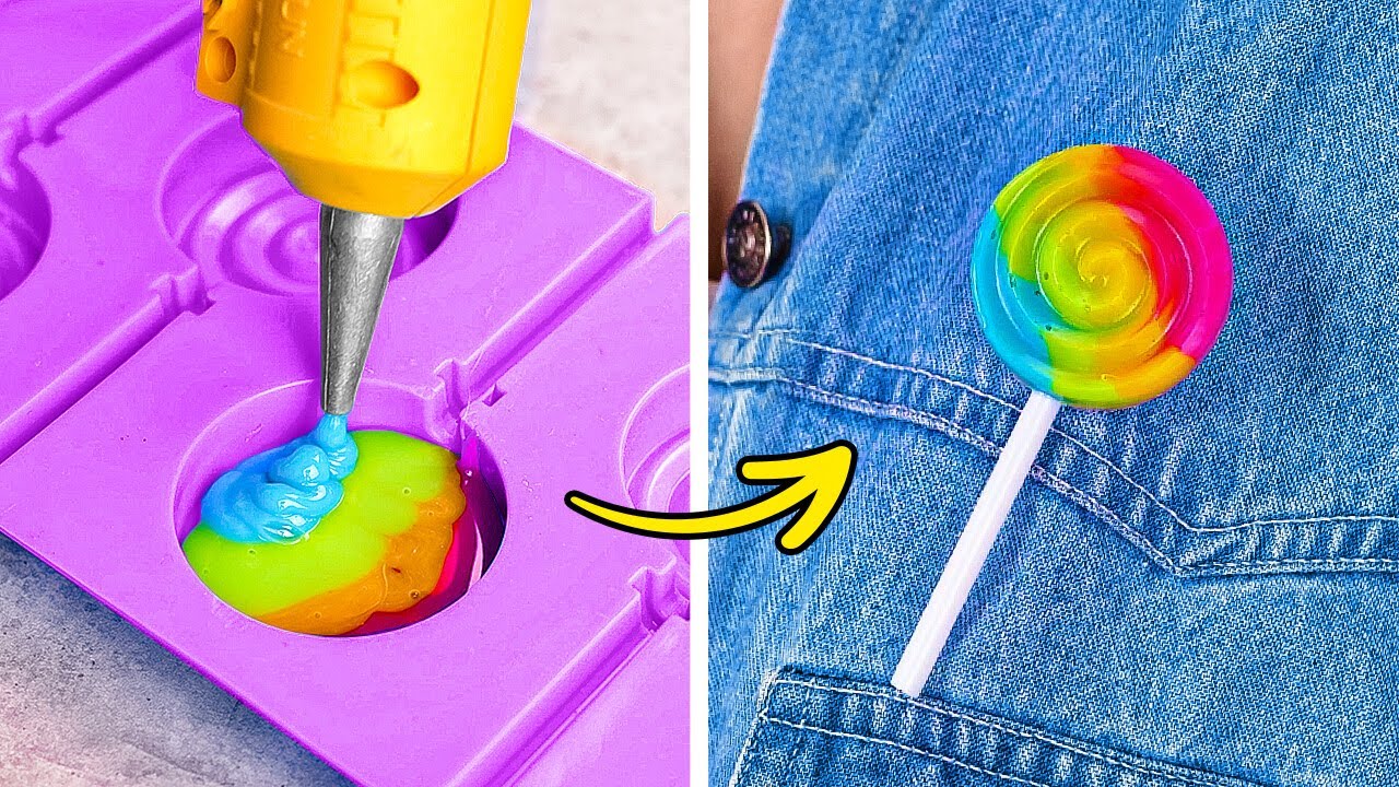 MAKE STYLISH ACCESSORIES   DIY GLUE GUN CRAFTS