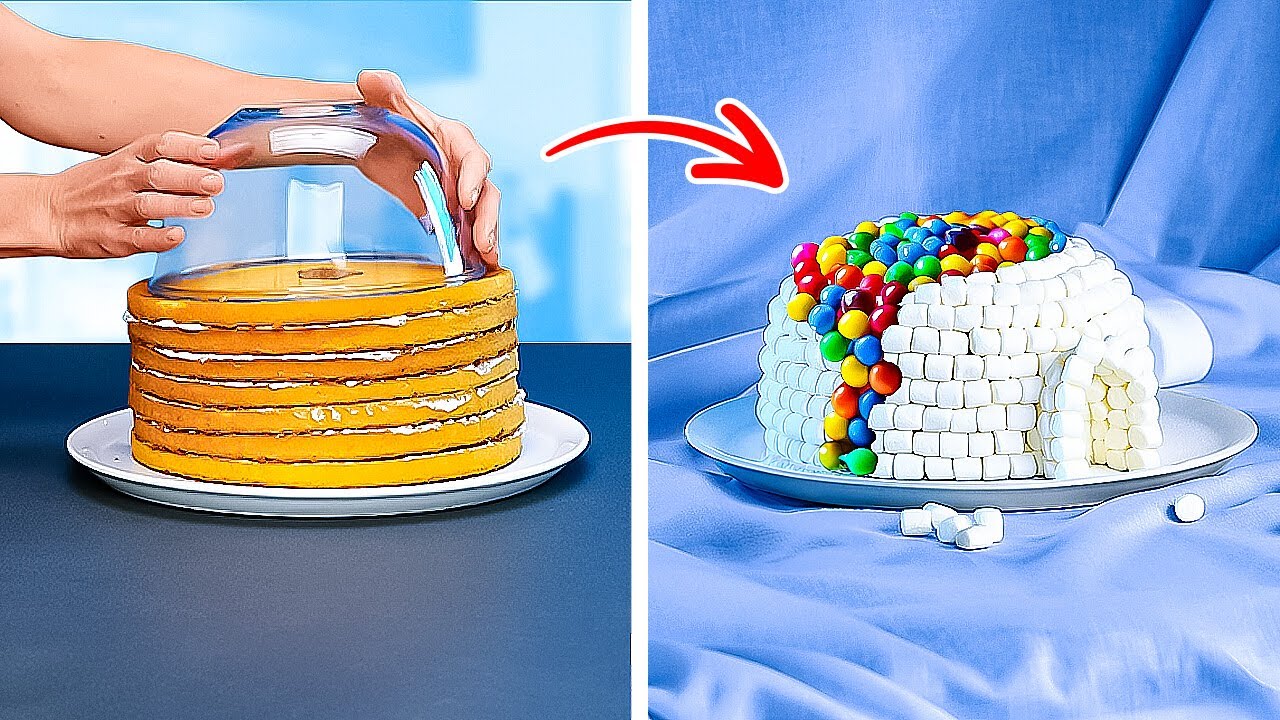 FUN CAKE DECORATING IDEAS   EASY DESSERT RECIPES!