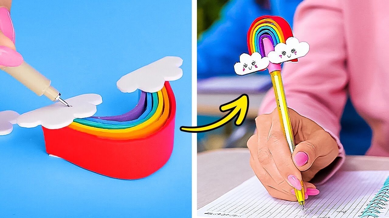 SCHOOL HACKS & DIYS TO INSTANTLY BOOST YOUR MOOD!  ✨