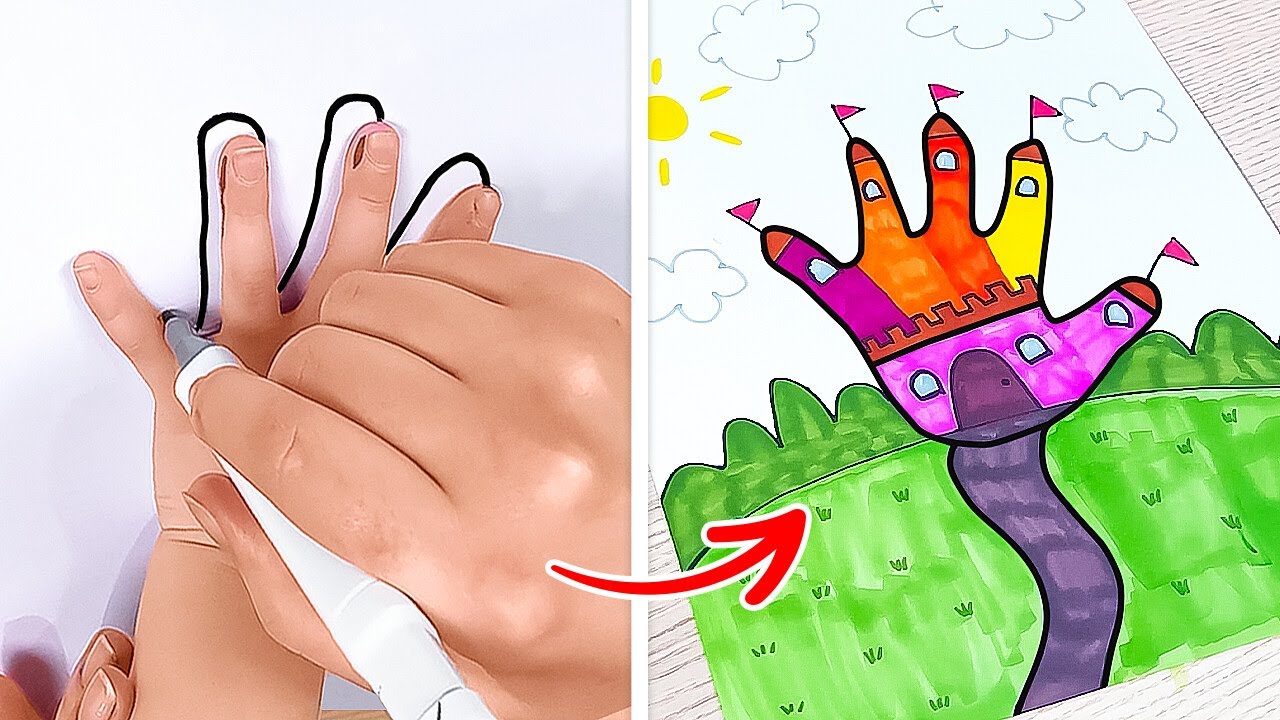 WOW! Genius Painting and Drawing Hacks Every Beginner Must Know  ️