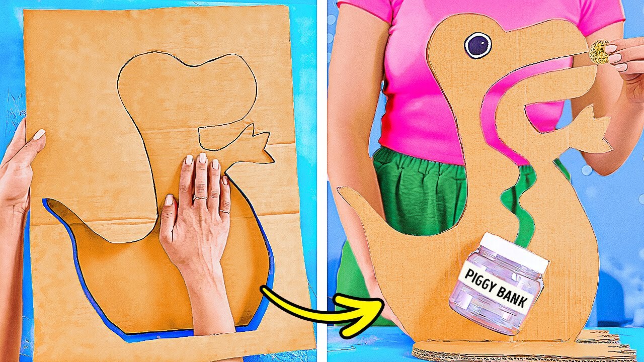 Transform Cardboard Now!   Coolest DIY Hacks at Home