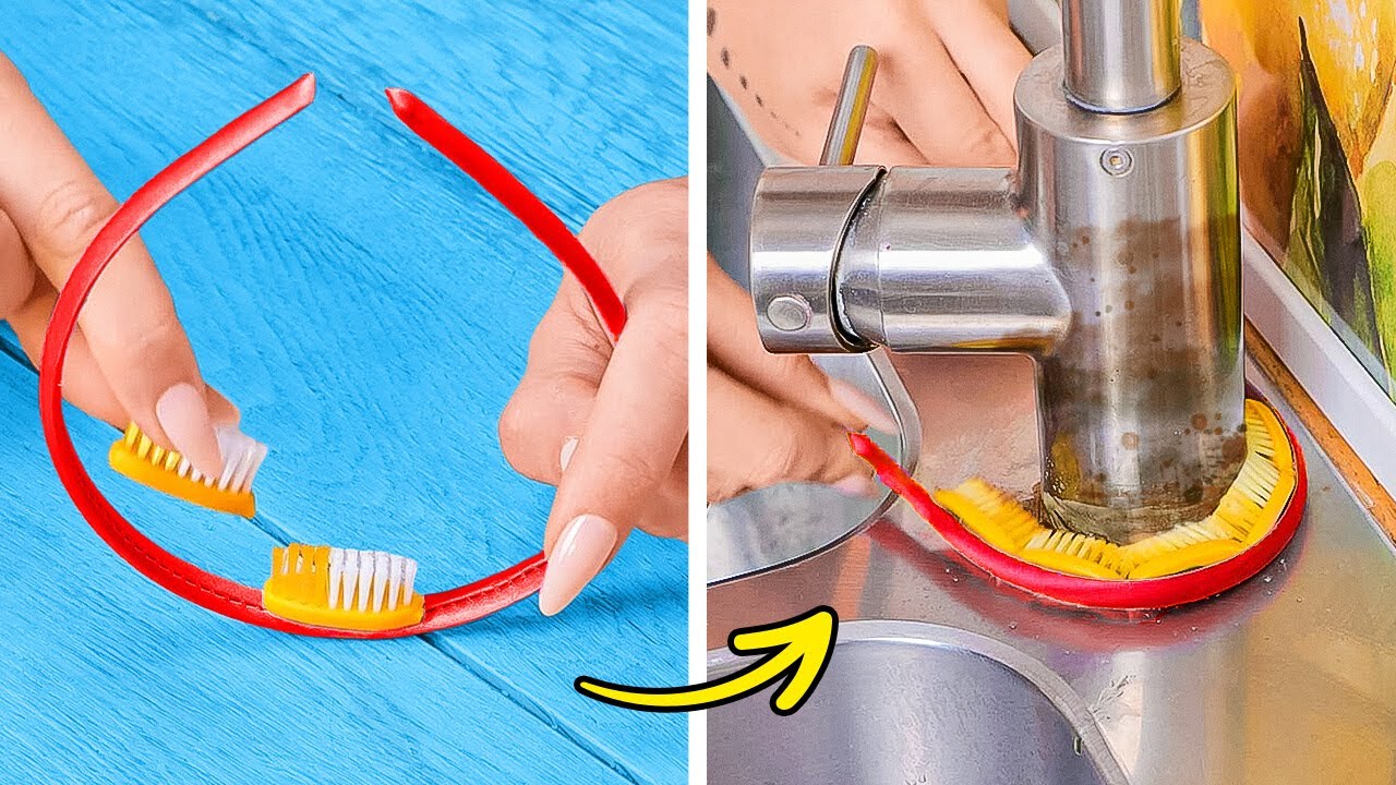 Sparkling Clean in No Time! ✨  Genius Cleaning Tips and Hacks!
