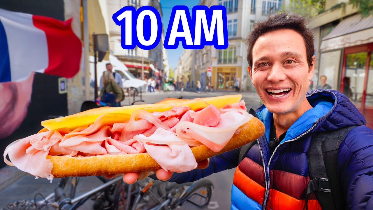 I Ate The Best FRENCH FOOD in Paris for 24 Hours!!