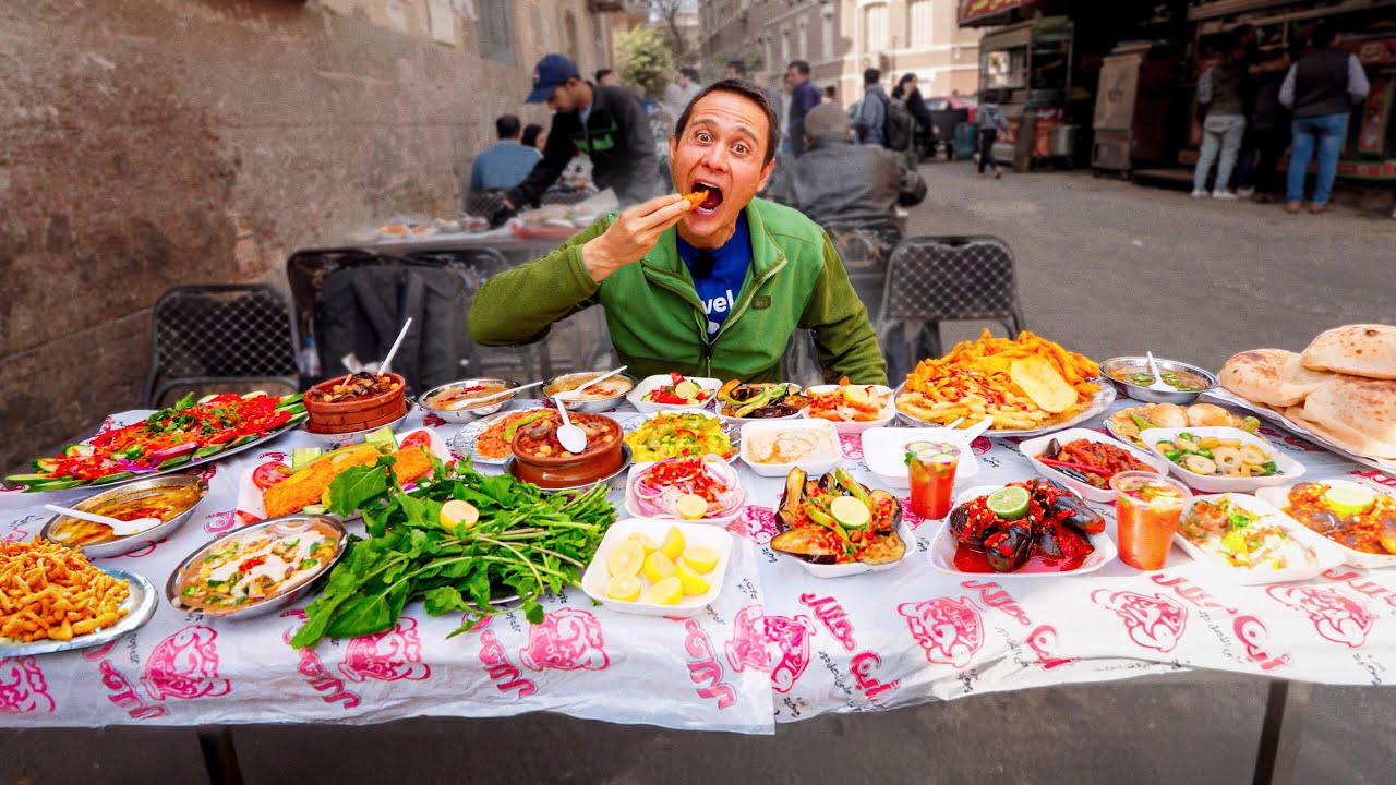 Ultimate EGYPTIAN Street Food Tour!! They WARNED Me About Cairo!!