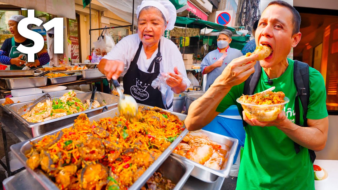 Thai Street Food – $1 VS $150 Thai Curry in Bangkok!!