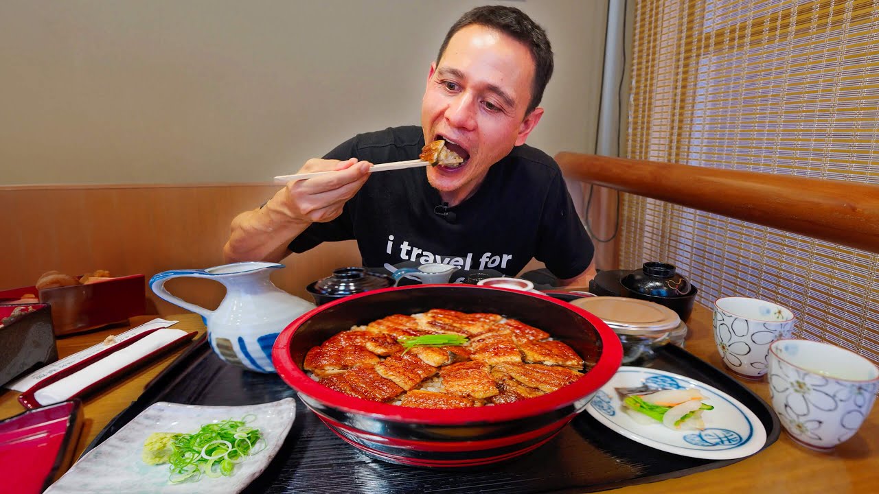 Best Japanese Food in Osaka!!   300 Year Old Eel Restaurant! | Osaka, Japan