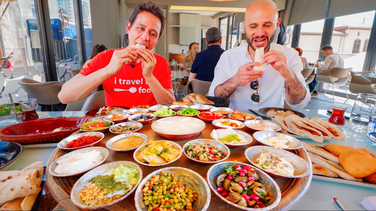 Turkish Food Tour – HUGE TURKISH BREAKFAST + World’s Best Baklava in Gaziantep!!
