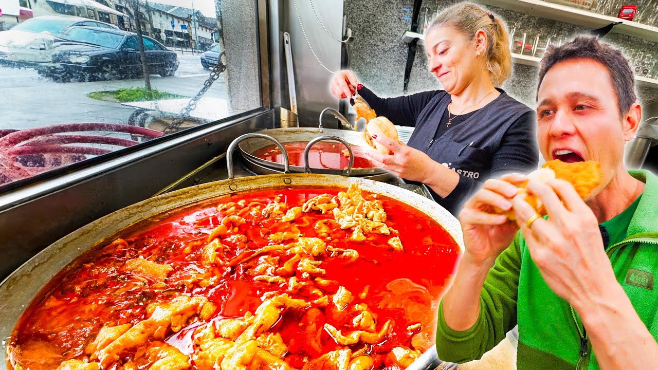 Portugal Street Food!!   KING OF SANDWICHES – Portuguese Food Tour in Porto!