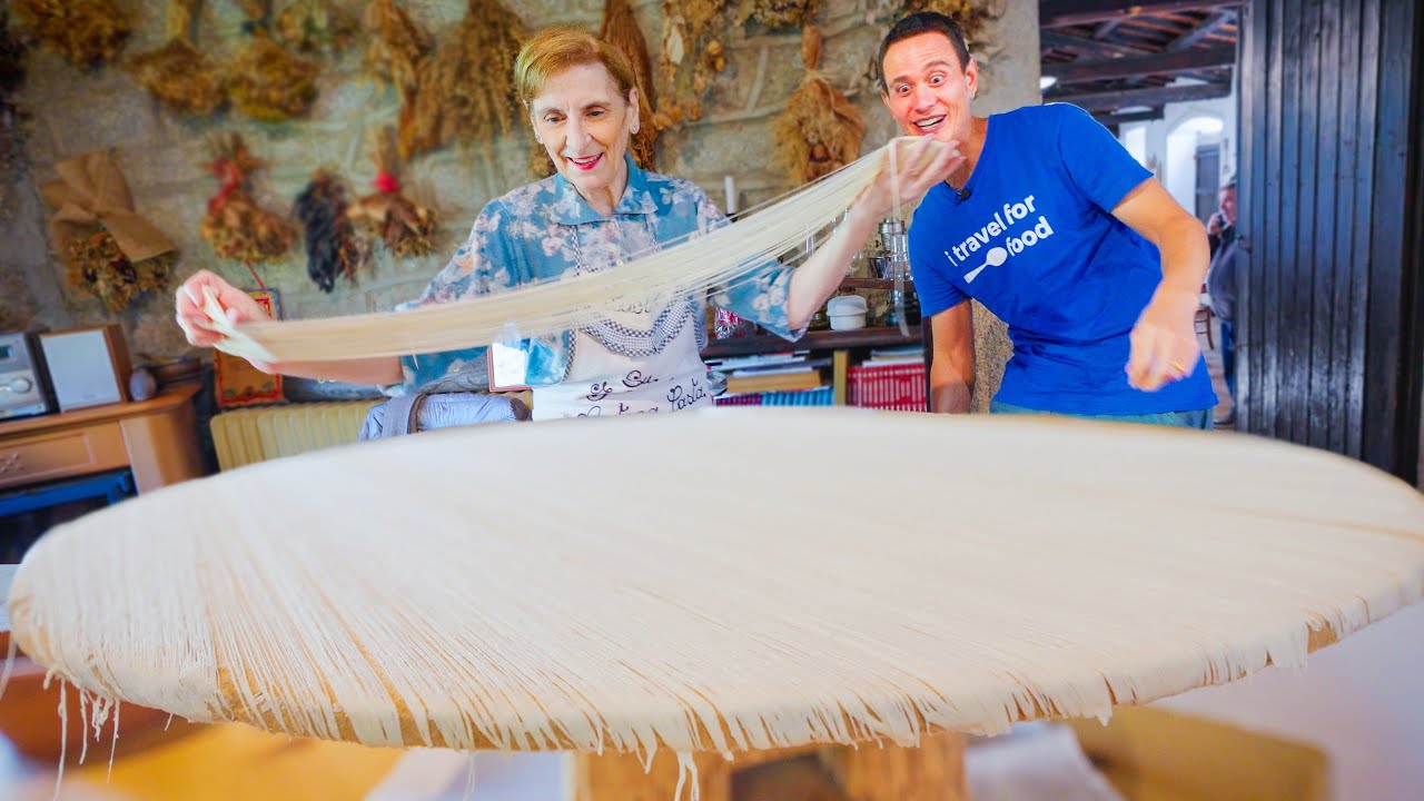 I Ate The World’s Rarest Pasta!! (Only 3 Can People Make It)