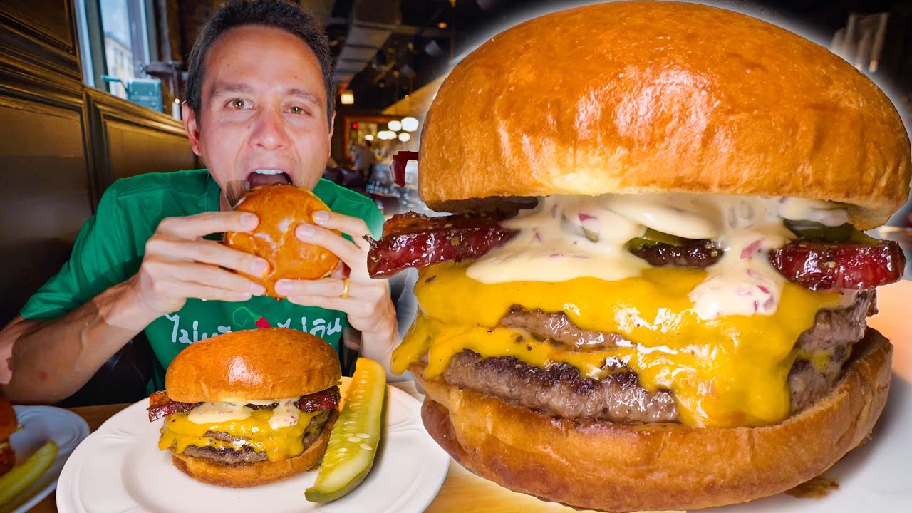 America’s Best Burger   Chicago’s Most Famous Double Cheeseburger!