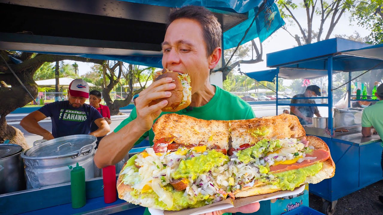 Guatemala Street Food Tour!!   CRAZIEST HOT DOGS in the World in Guatemala City!