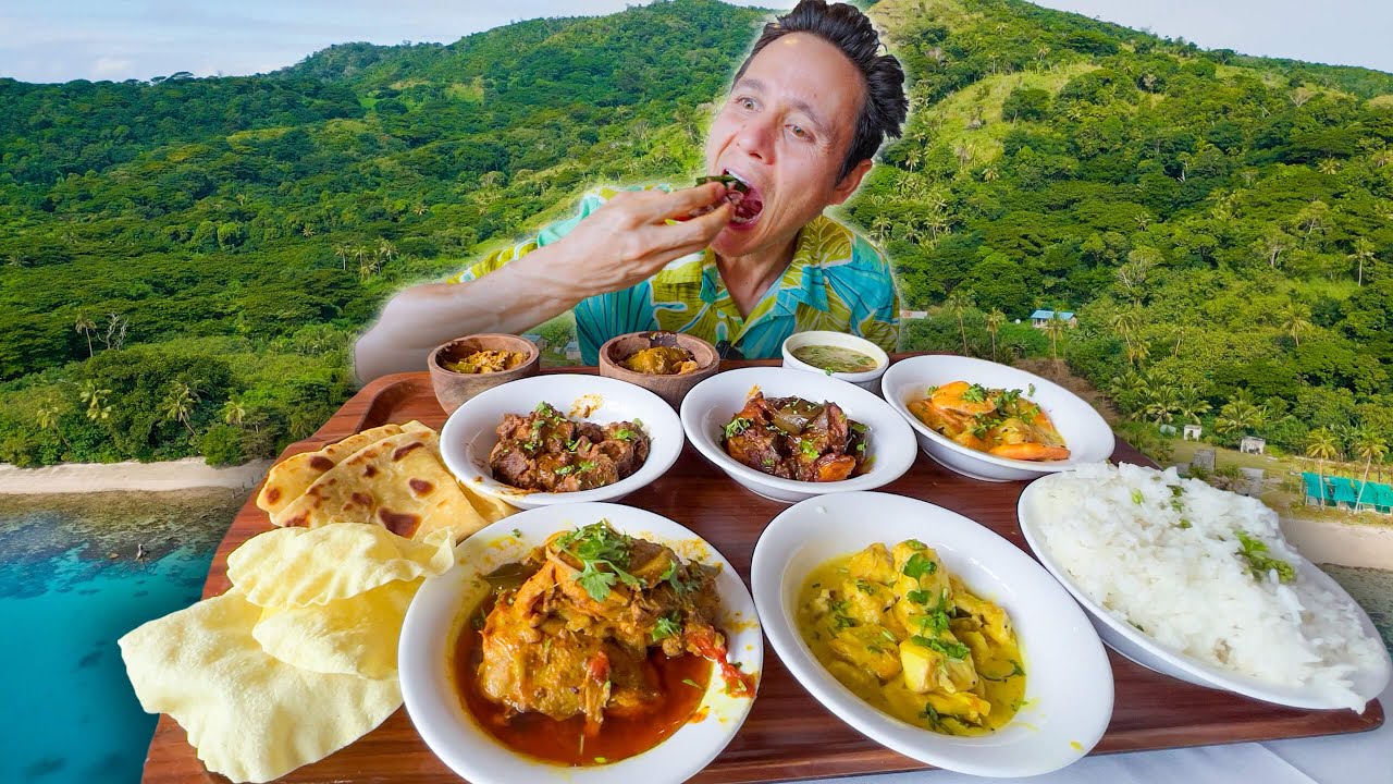 Fijian Food on a 7 Night Cruise Ship!!   ALL YOU CAN EAT Buffet on a Boat in Fiji!