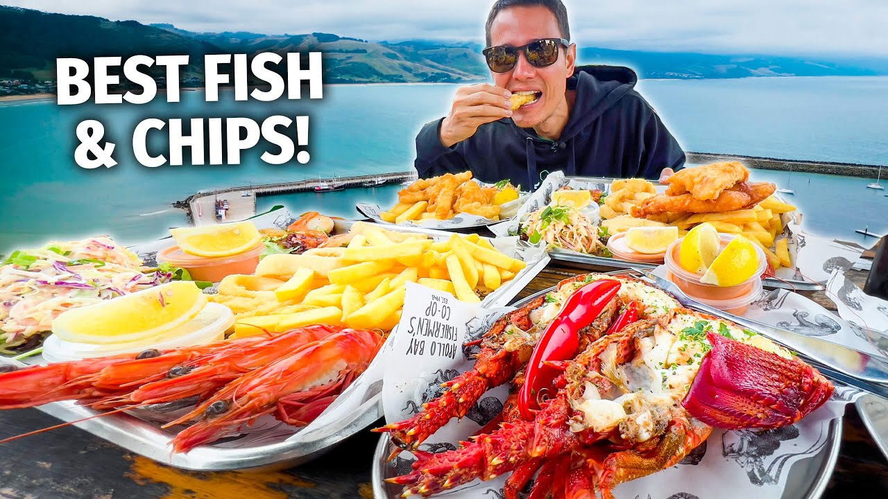 FISH & CHIPS Mountain!!     Best Australian SEAFOOD on the Great Ocean Road!!