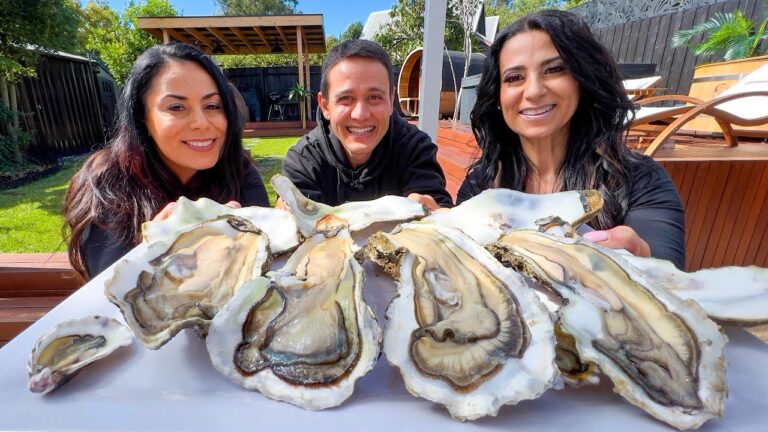 Head-Sized OYSTERS!! Aussie BBQ Surf & Turf w/ The Grill Sisters!! hq720