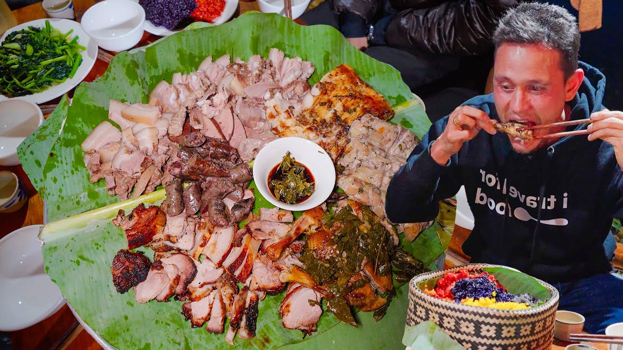Unique WHOLE DUCK Barbecue!!   Vietnamese Food in Rural Village, Ha Giang!!