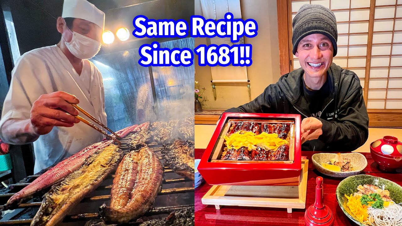 300 Year EEL Restaurant!! JAPANESE FOOD – Secret Recipe in Yanagawa, Japan!