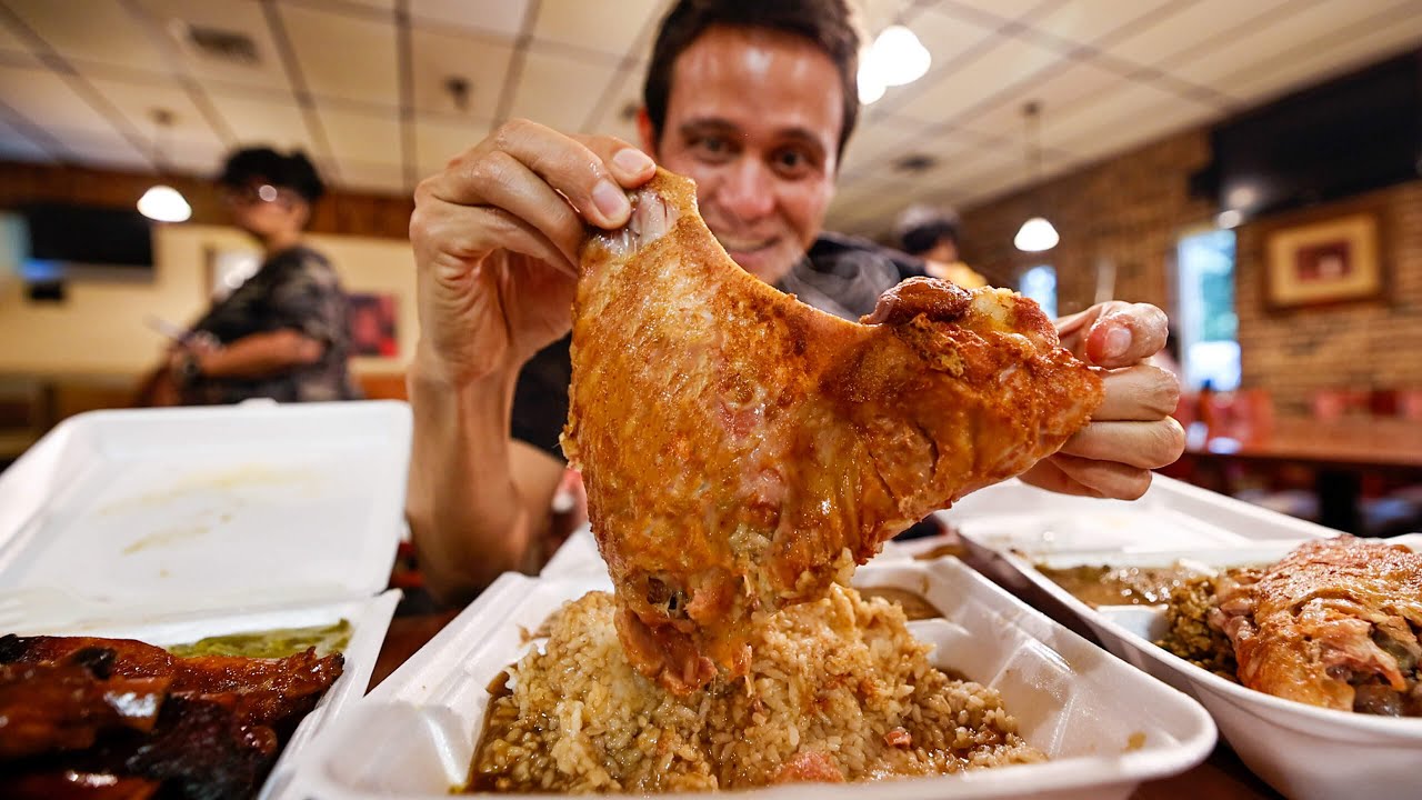 2 Pound TURKEY WINGS!! Giant SOUL FOOD at Laura’s II – Lafayette!