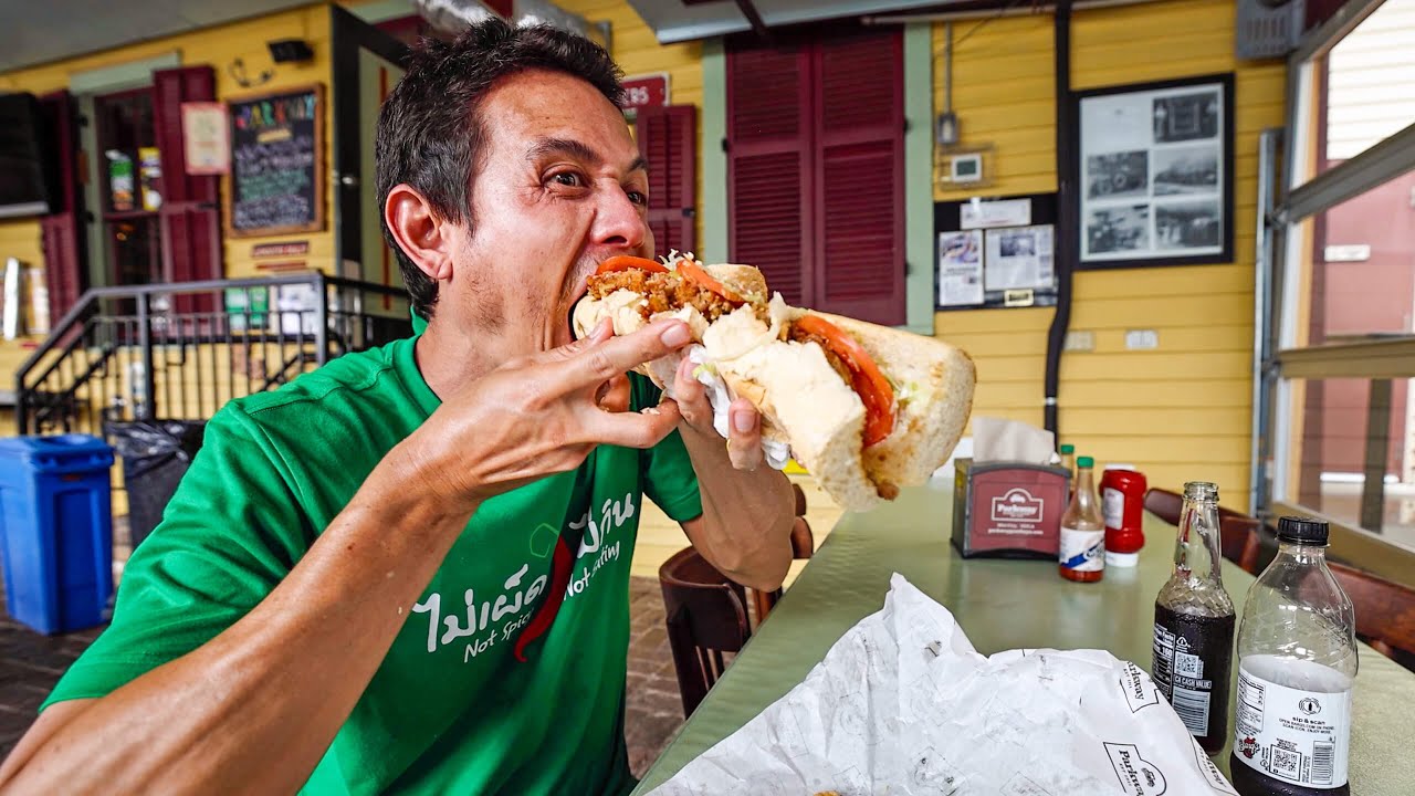 5 Mega SANDWICHES in One Day!!   Best NEW ORLEANS PO’BOYS You Have To Try!!