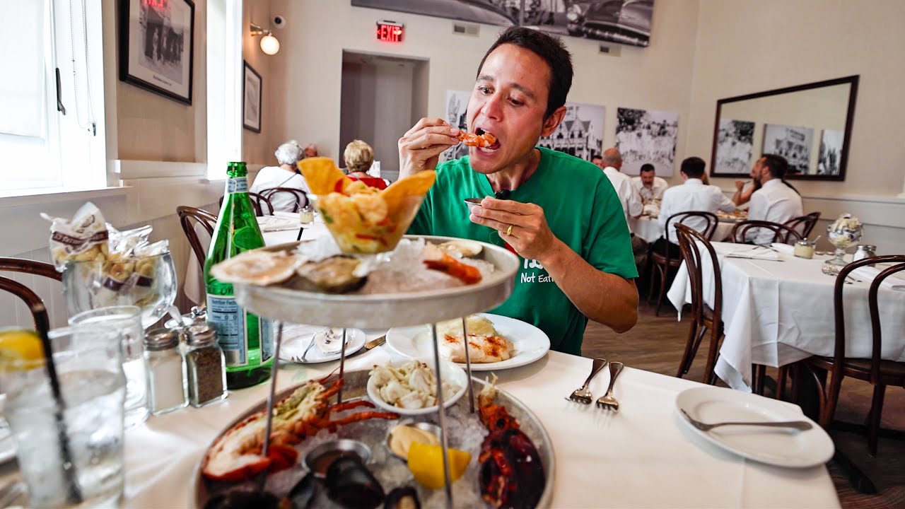 BEST SEAFOOD in Atlantic City!!   USA FOOD TOUR – Anthony Bourdain New Jersey (Day 2)