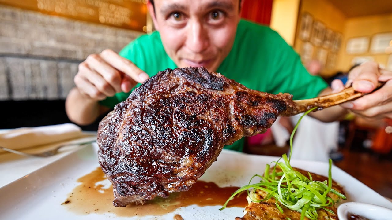 $115 BISON TOMAHAWK!!   New Jersey Food Tour – Anthony Bourdain (Day 1)