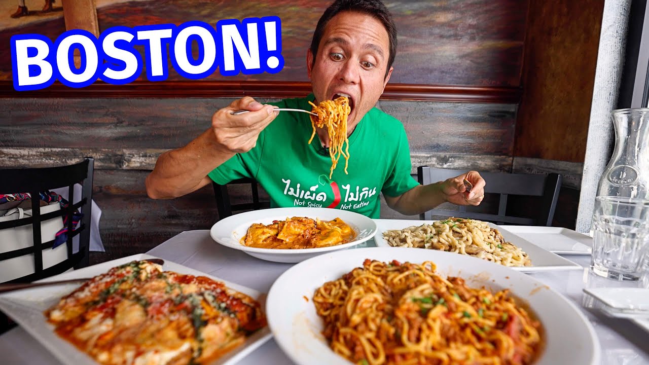 Boston Food Tour – HUGE ITALIAN FOOD + 16” Chicken Parmesan Sub!! | Boston, Massachusetts