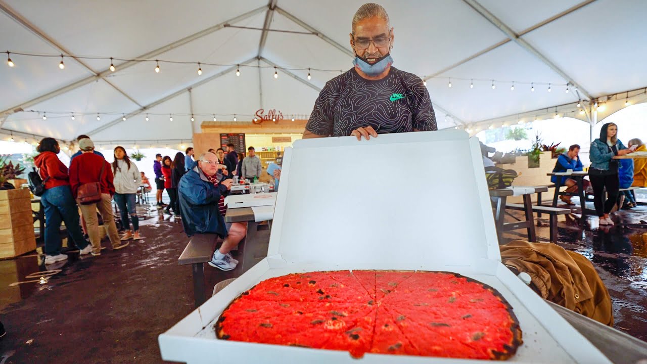 Sally’s Apizza Review – BEST GIANT PIZZA!!   Coal Fired Pizzas in New Haven, Connecticut!