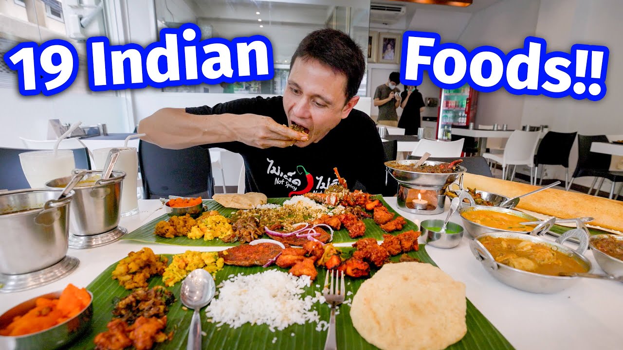 $100 South Indian Food – GIANT 19 ITEMS THALI | Chettinad (Tamil Nadu) Crab Curry!