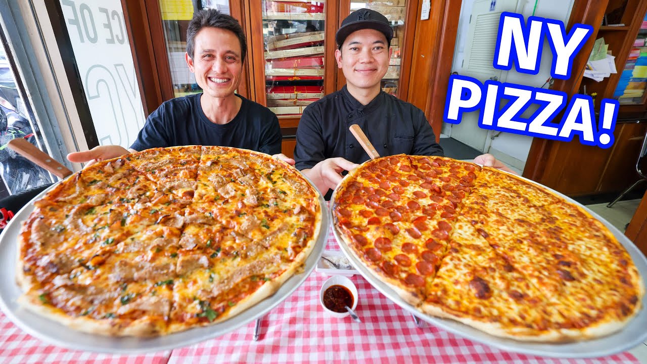 New York Pizza!!   18 Inches Pepperoni + Cheese NYC Style Pizza!!