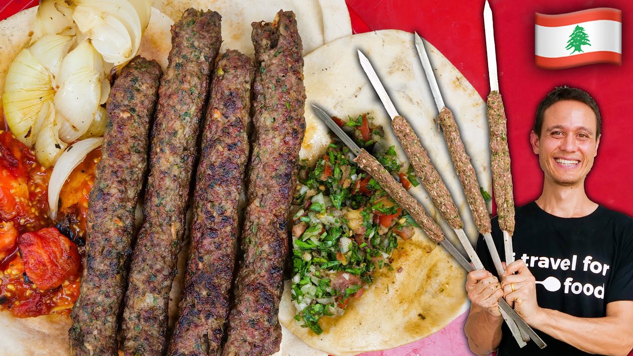 Lebanese Street Food   Kofta Kebab Recipe!! | Street Food At Home Ep. 4