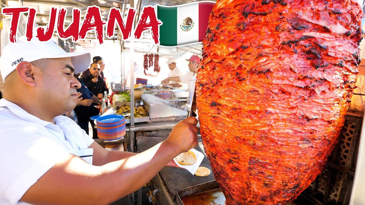 Mexican Street Food  !! ULTIMATE TACOS TOUR   in Tijuana, Mexico! (Part 1)