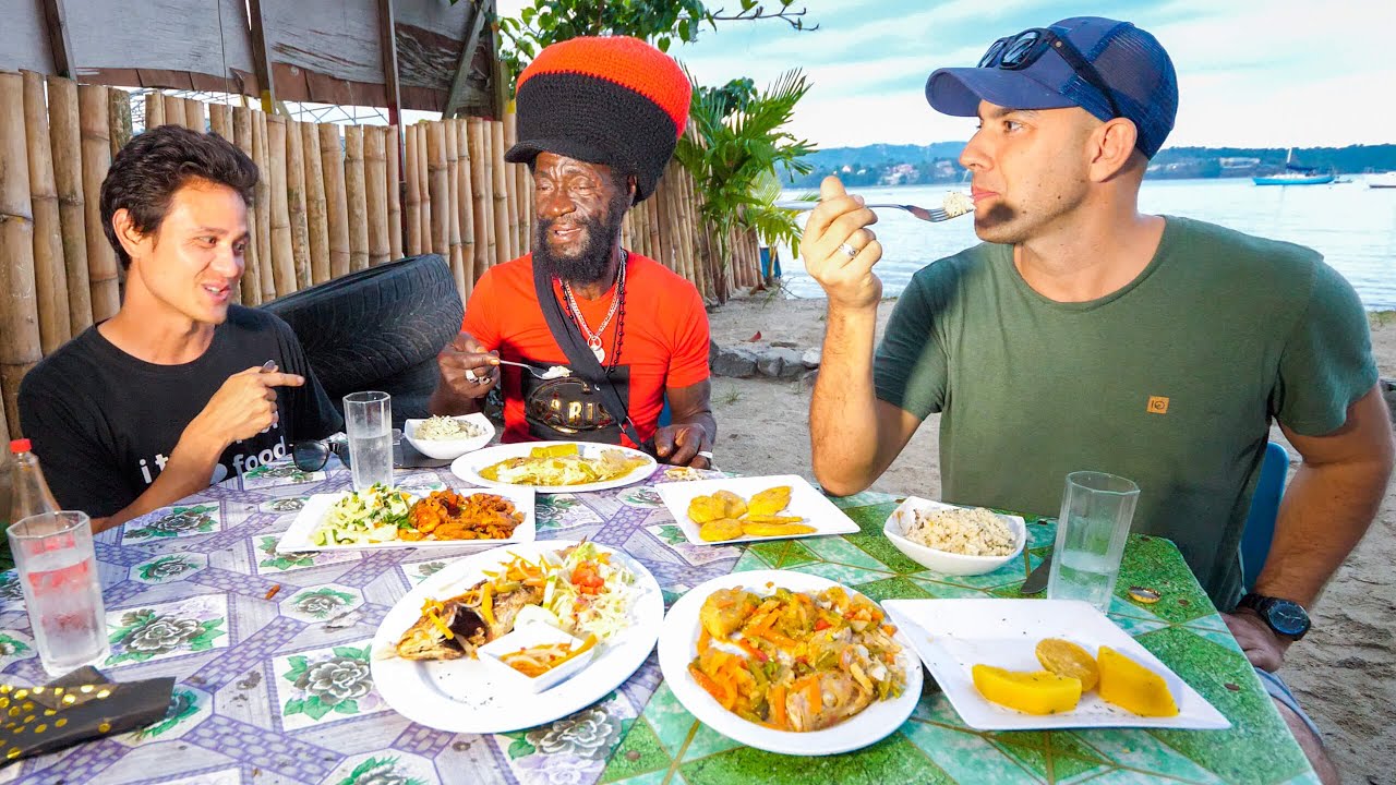 Jamaica Street Food  + Market Tour with @RasKitchen in Port Antonio, Jamaica!