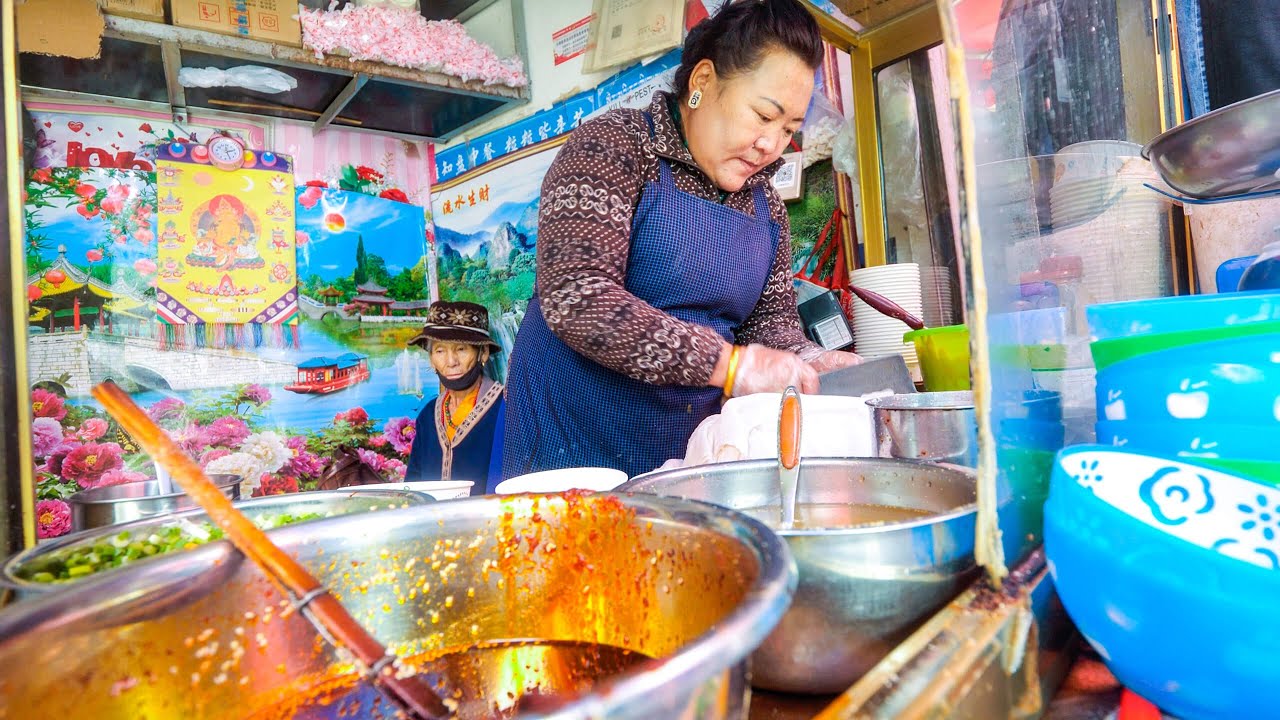 Street Food in Tibet – ULTIMATE TIBETAN FOOD TOUR + Amazing Potala Palace in Lhasa!