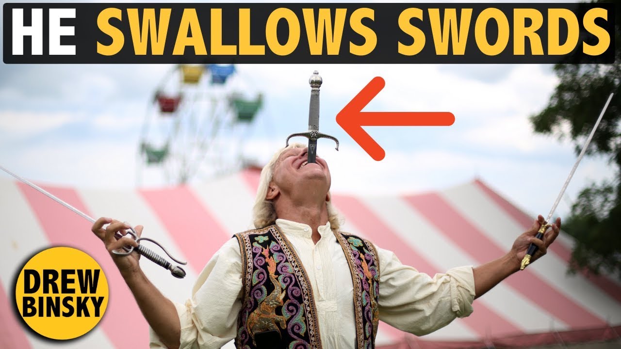 HE SWALLOWS SWORDS (amazing talent!)