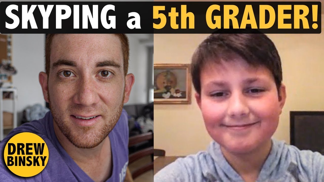 SKYPING a 5th GRADER!   (travel talk)