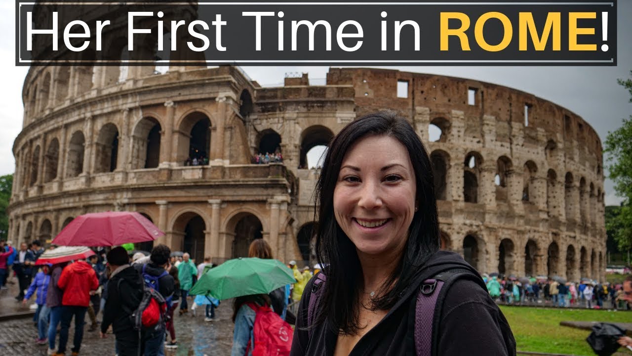 Her First Time in EUROPE (Rome)
