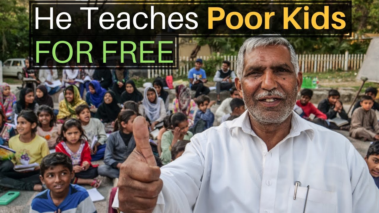 He Teaches Poor Kids FOR FREE (Islamabad, Pakistan)