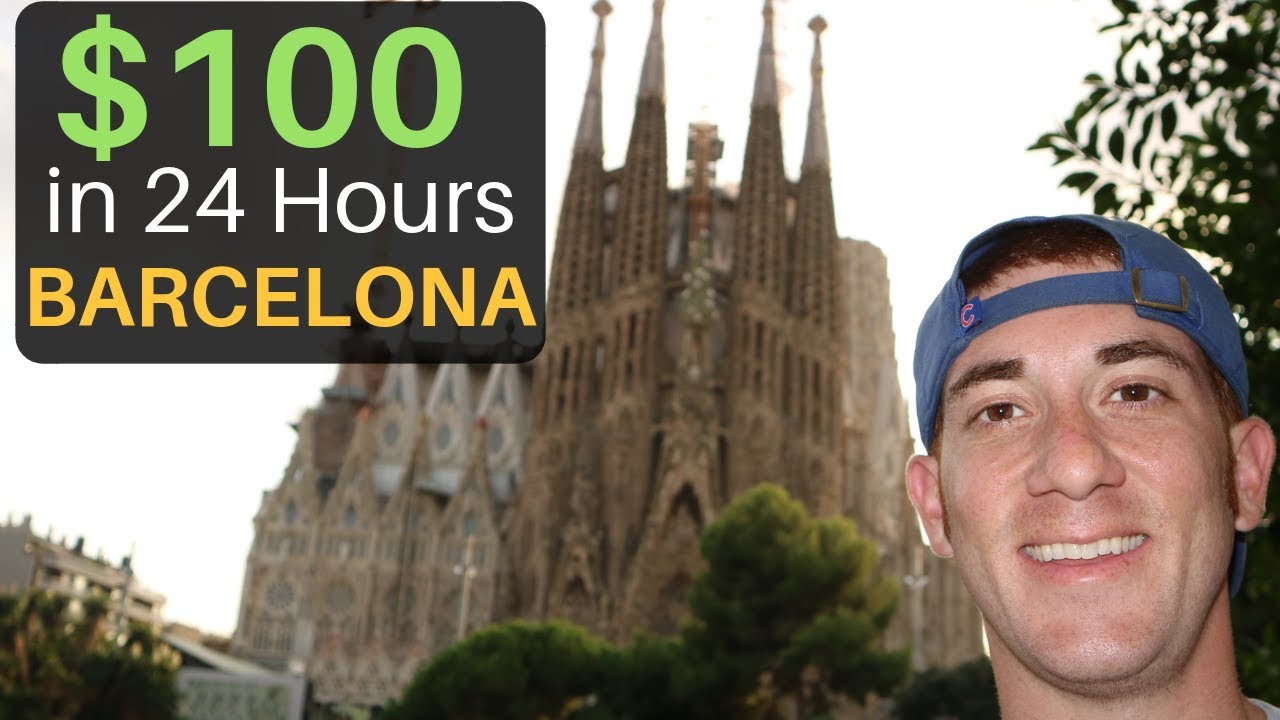 Spending $100 in BARCELONA in 24 Hours?! What Can You Get?