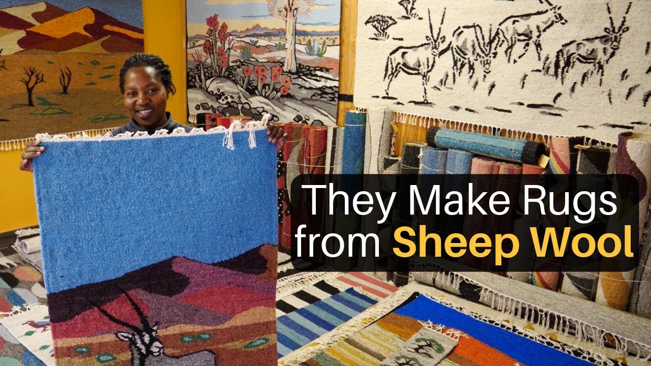 They Make Rugs From Sheep Wool (Swakopmund, Namibia)