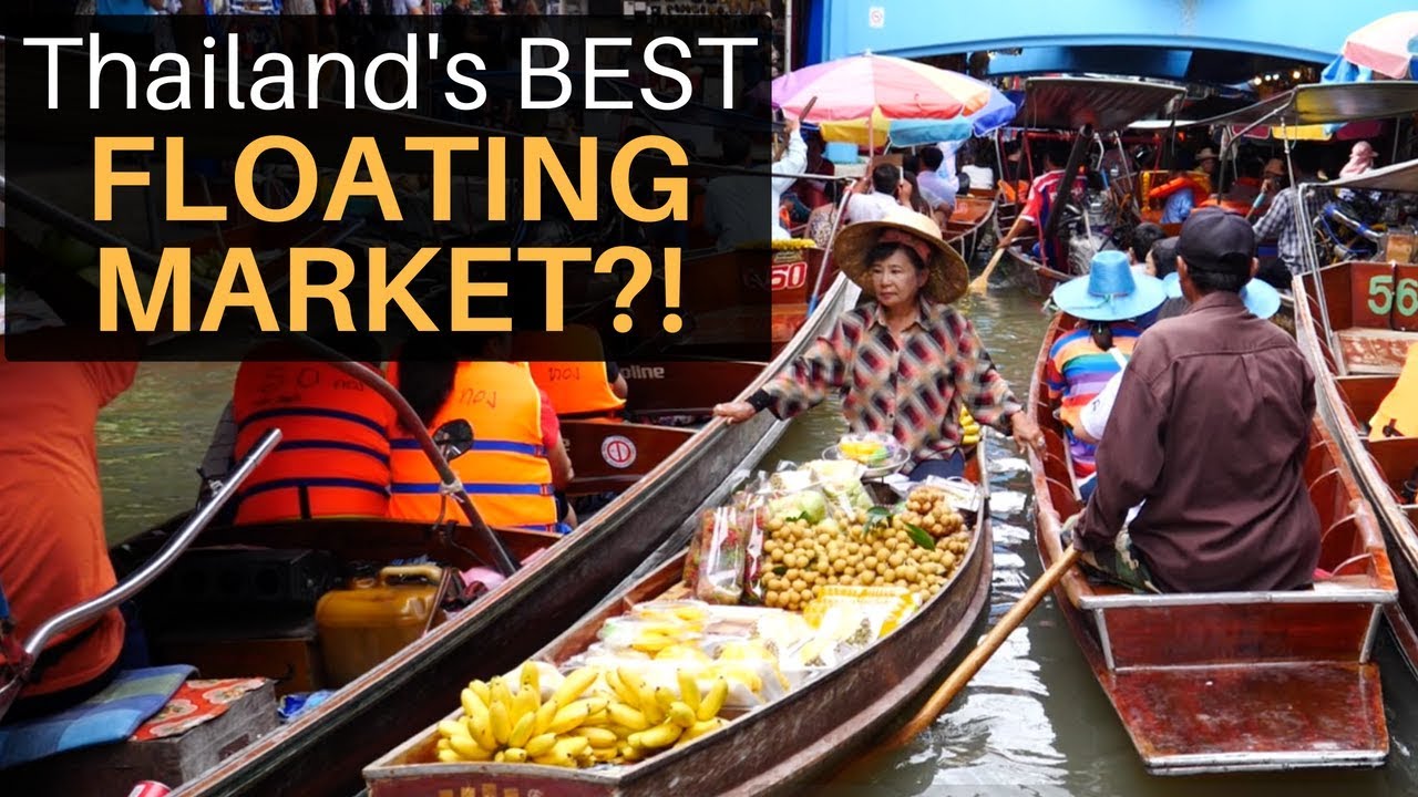 Thailand’s Best FLOATING MARKET with Mark Wiens!