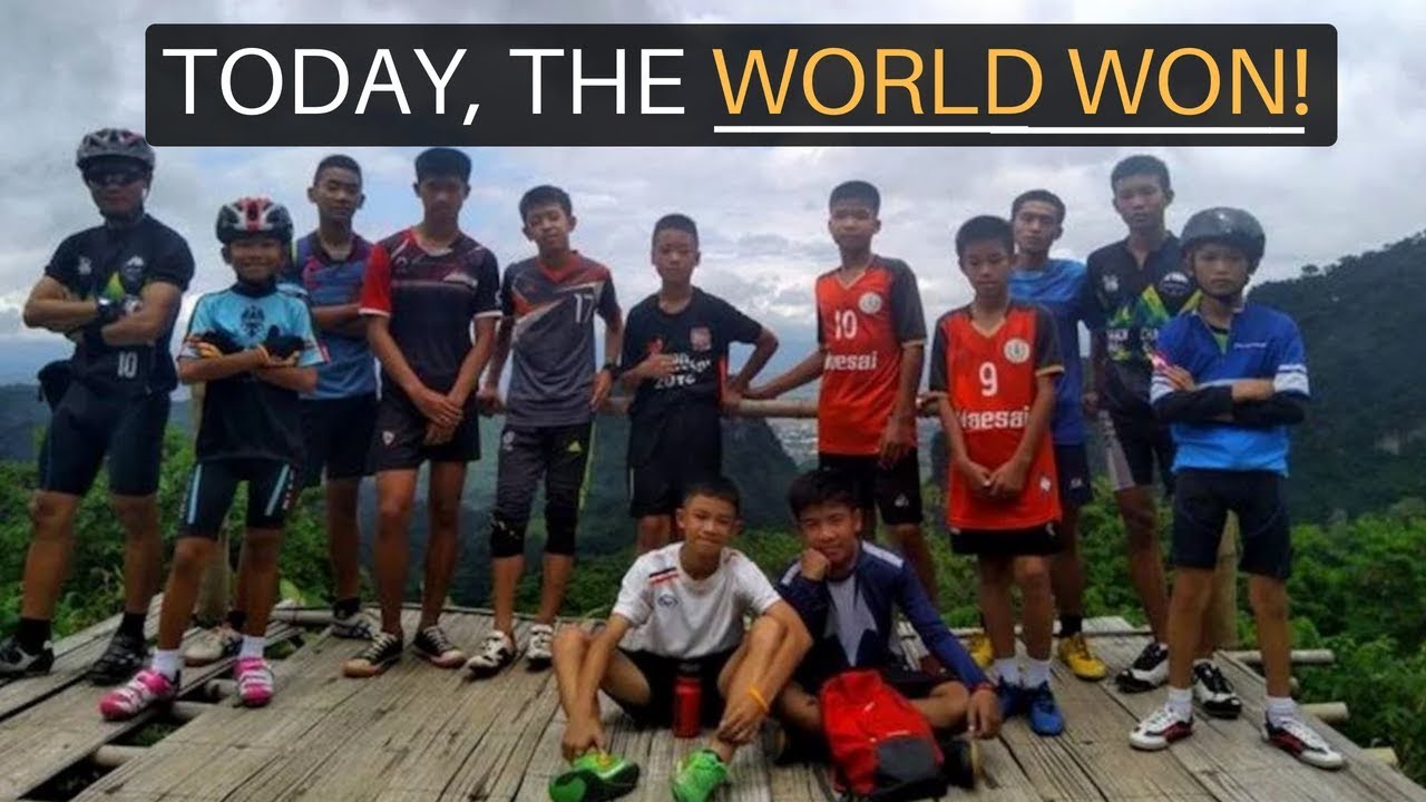 TODAY, THE WORLD WON! (13 Boys Saved in Thai Cave)