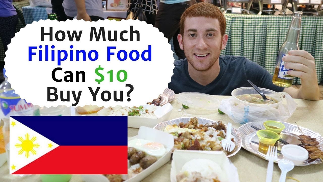 What Can $10 Get You in MANILA, PHILIPPINES? (Filipino Street Food)