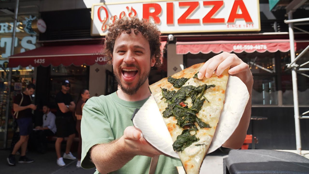 La gente se forma HORAS por esta pizza: ¿vale la pena? | Joe’s Pizza NY