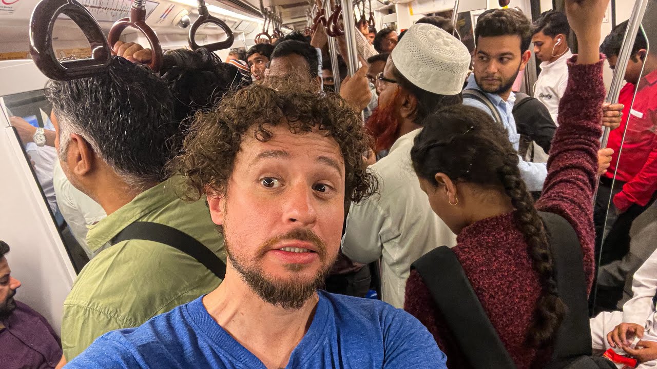 Me subí al metro de la INDIA | ¿Es tan malo y sucio como dicen?