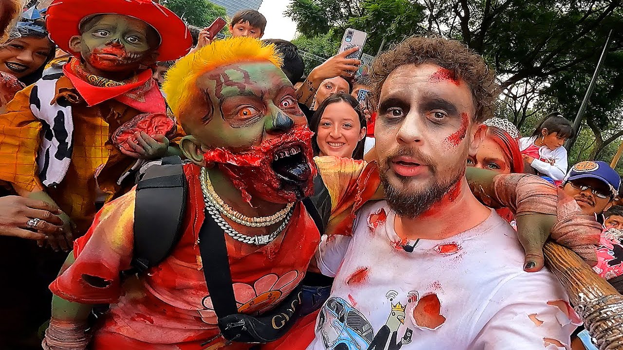HALLOWEEN ZOMBIE MÉXICO 2022 | ¡Me querían comer vivo!