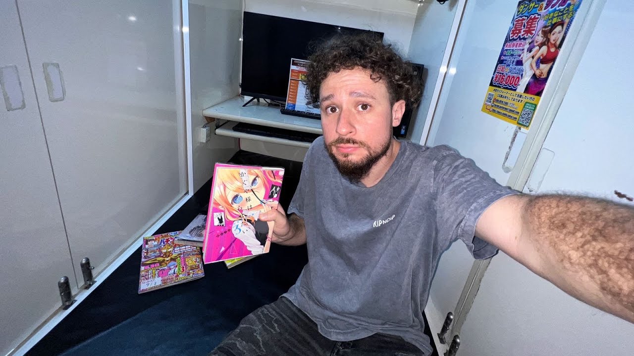 VIVIR EN 3 METROS: la dura realidad de muchos japoneses | Ciber cafés manga