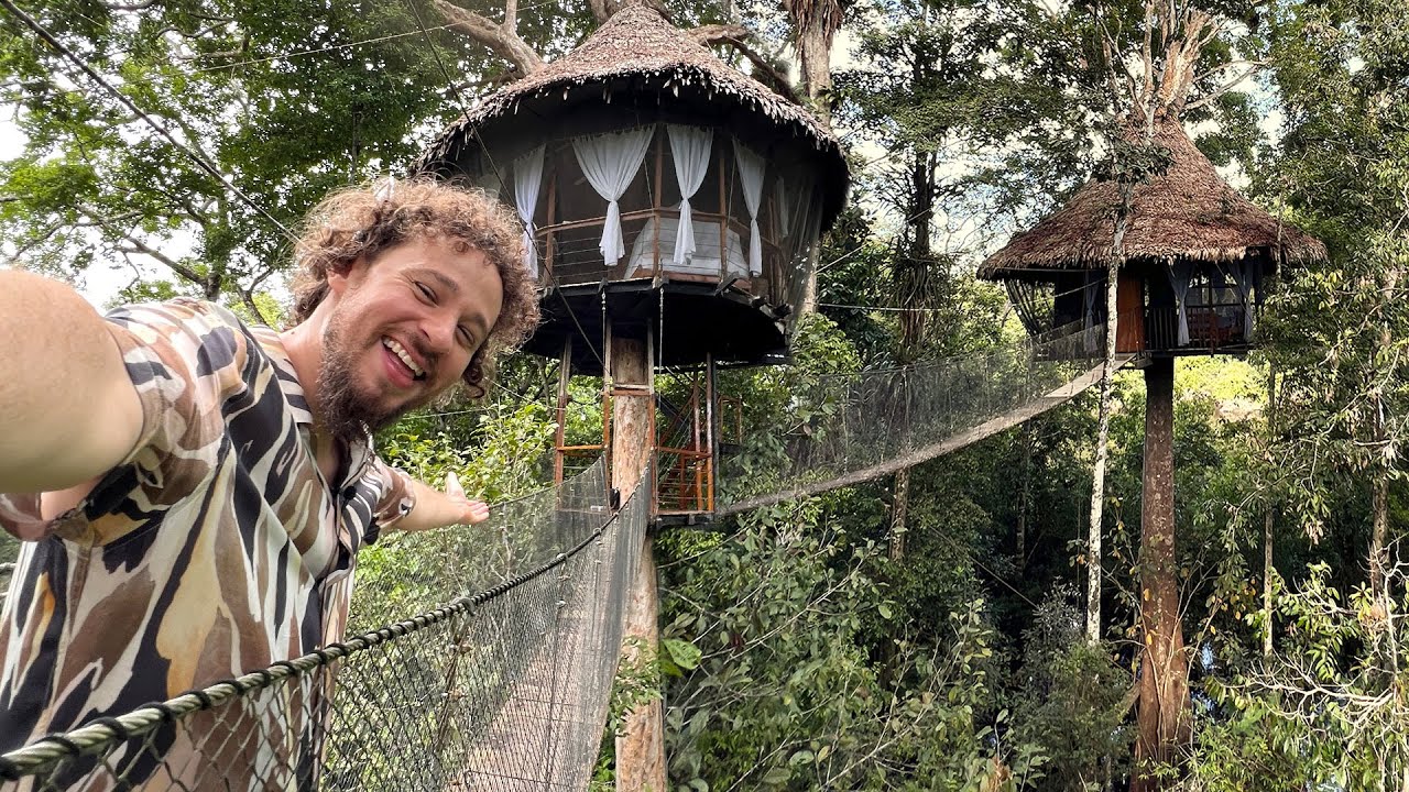 Este hotel está construido sobre ÁRBOLES | Tree Lodge Amazonas