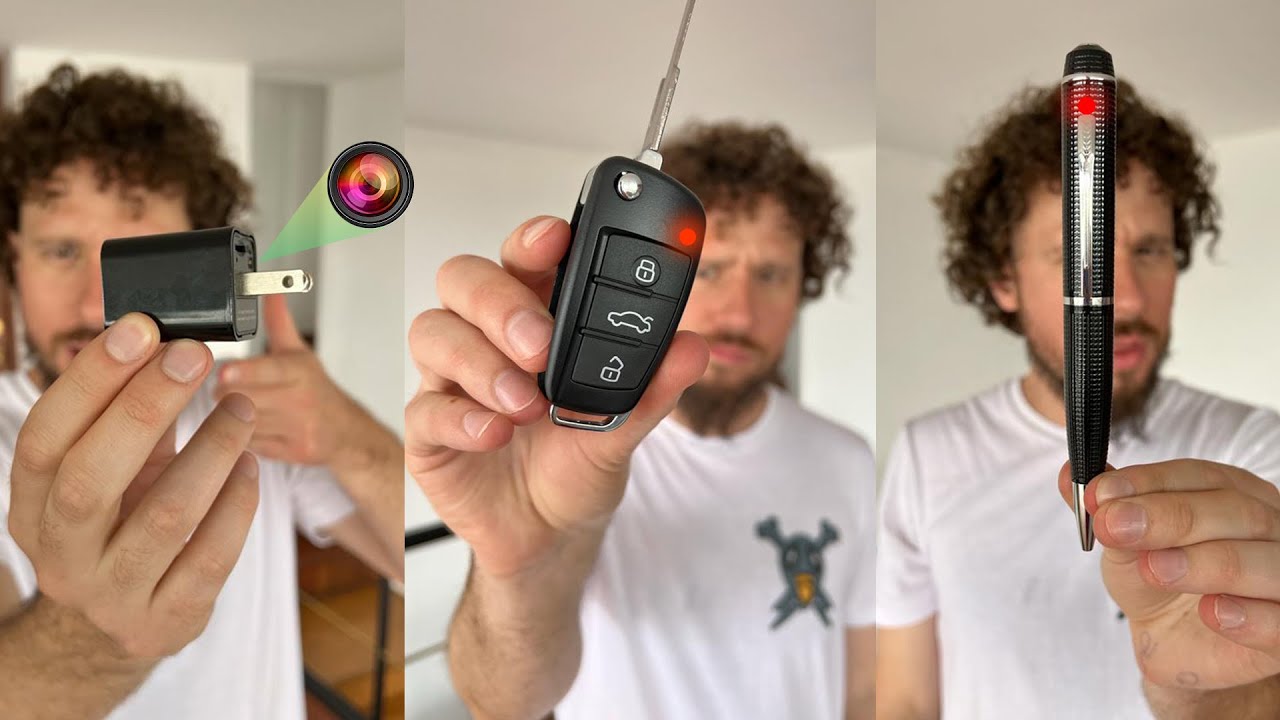Probando las cámaras espía más pequeñas del mundo…